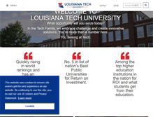 Tablet Screenshot of latech.edu